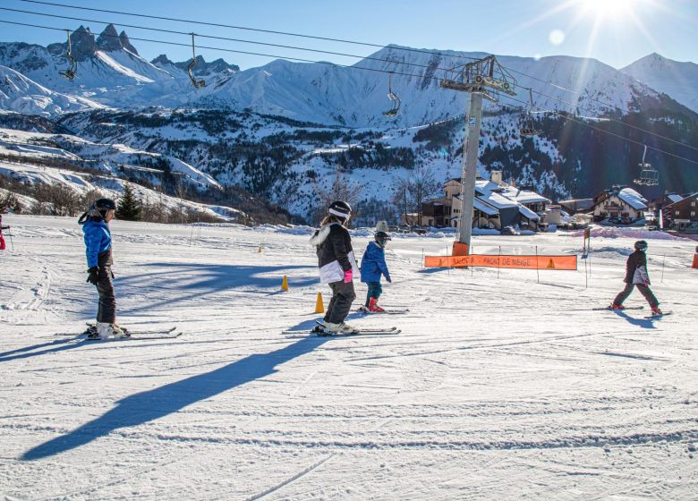 Leçon de ski avec Valentin Jullien