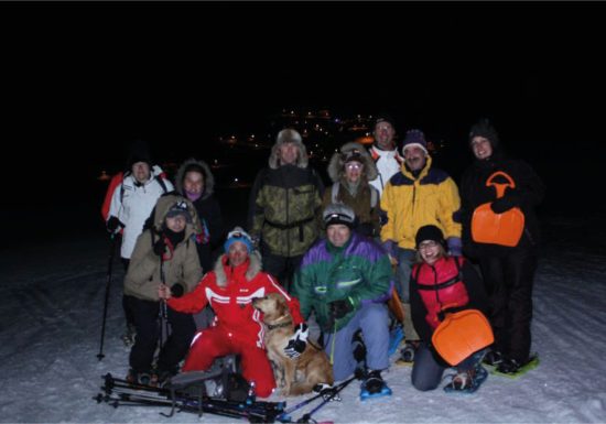 Sortie Raquettes nocturne avec Mathieu Taboury