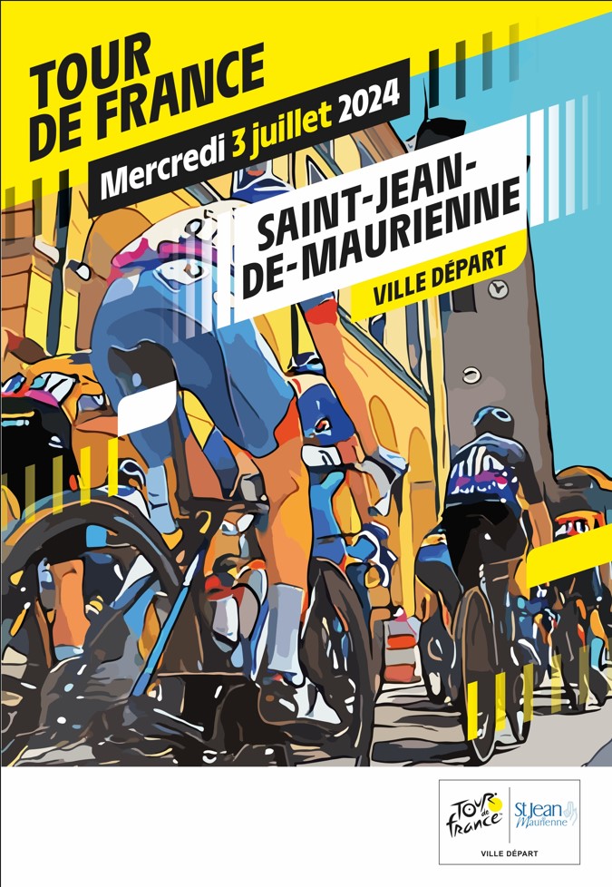 Affiche tour de france 2024 SJM