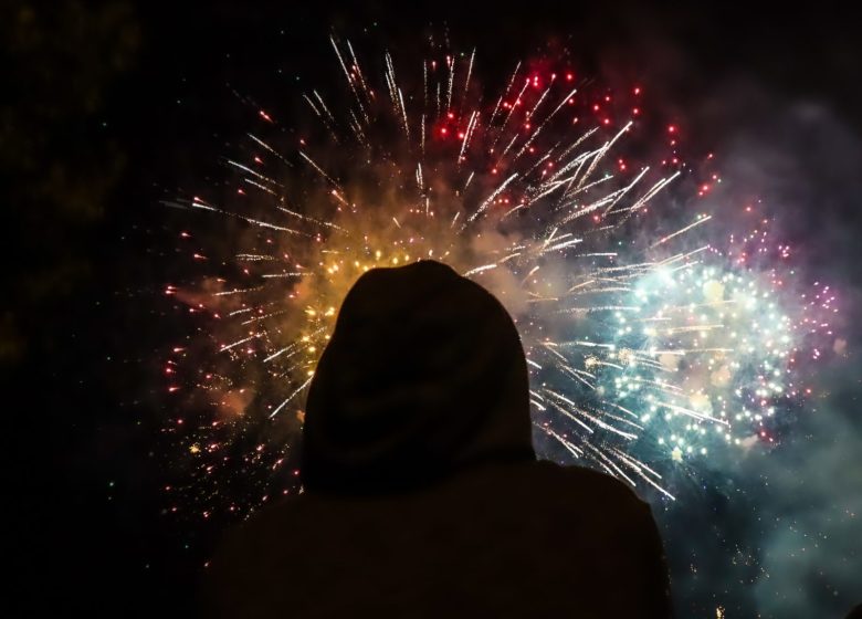 Feu d’artifice pour la fête nationale