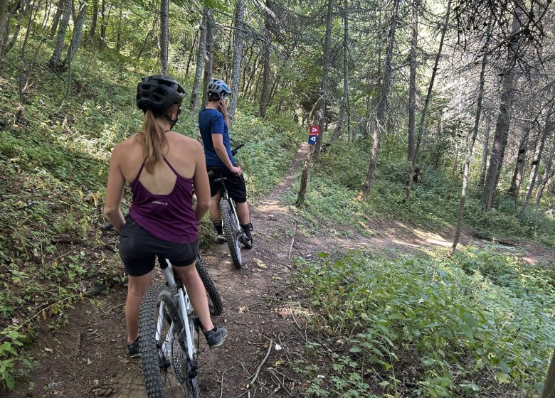 Itinéraire enduro – Bleu de la fesse