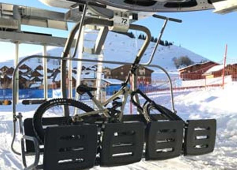 Rando VAE et descente sur pistes de ski